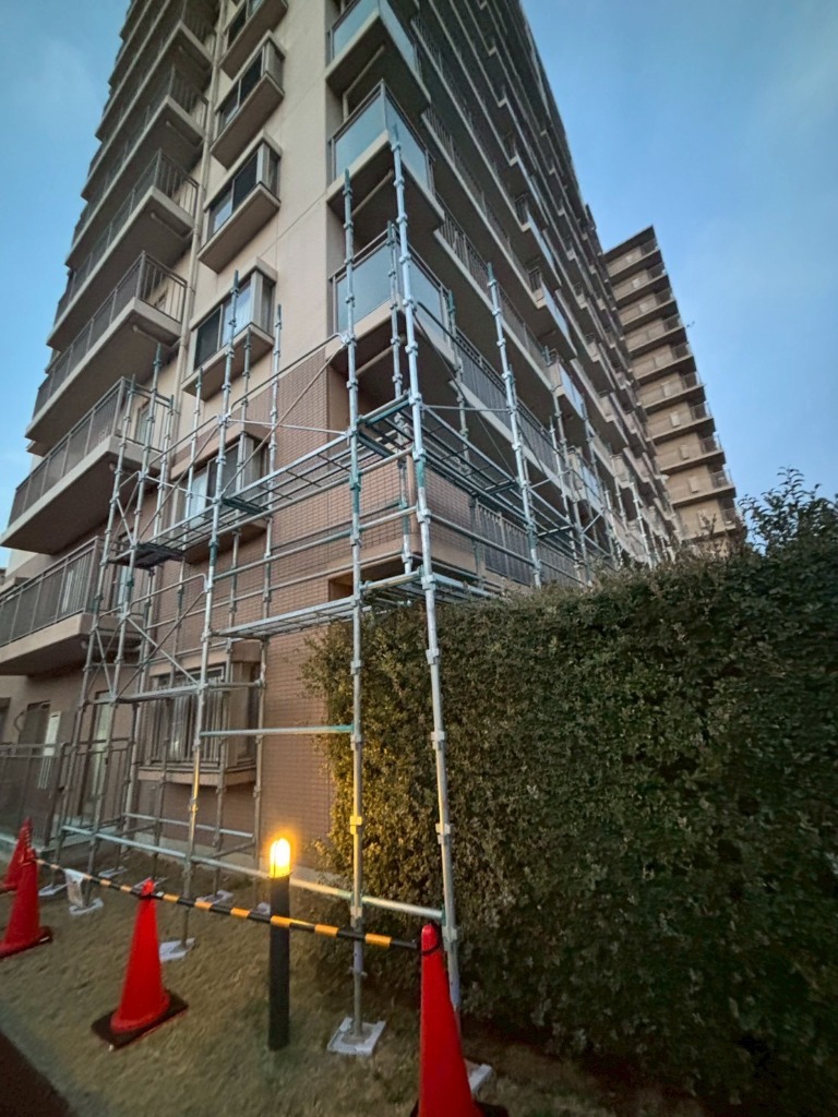 戸建て住宅足場
